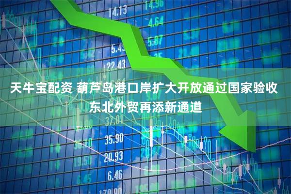 天牛宝配资 葫芦岛港口岸扩大开放通过国家验收 东北外贸再添新通道